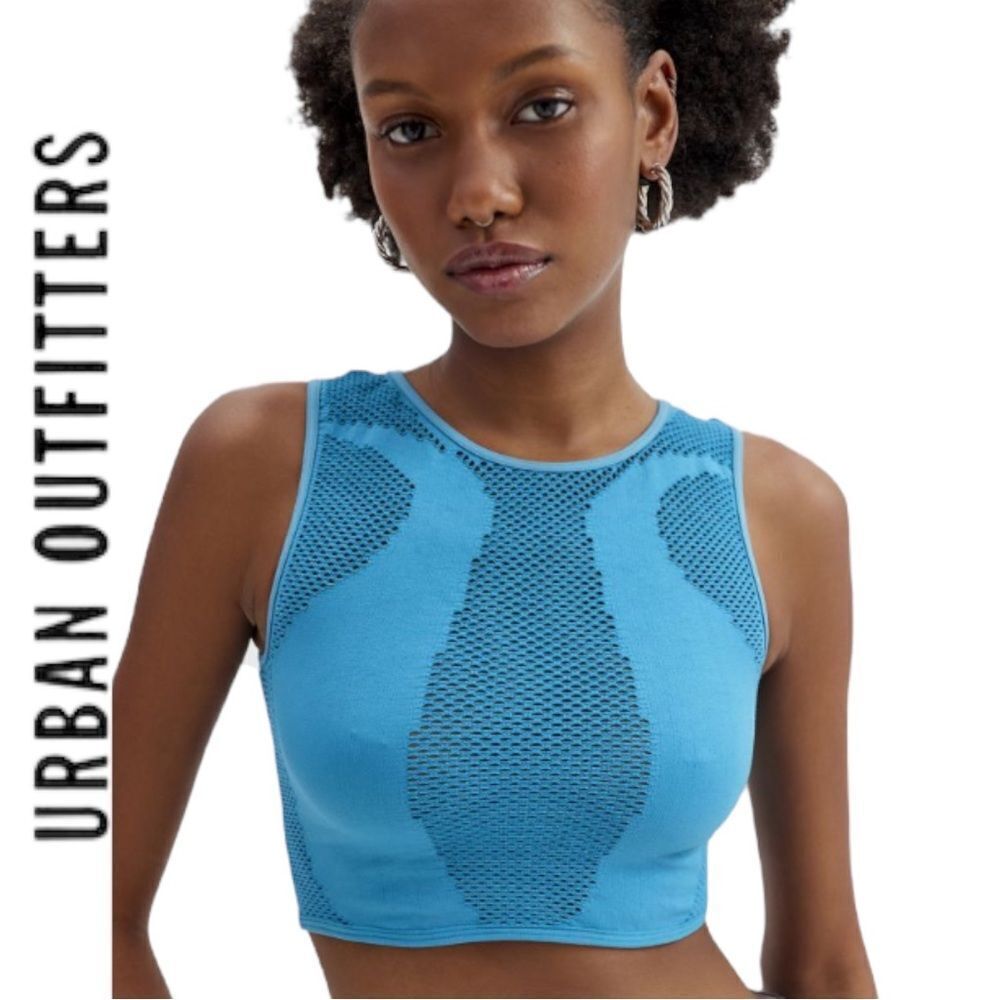 URBAN OUTFITTERS UO Out From Under Eyes On Me Seamless Mesh Top NEW XS S M L XL